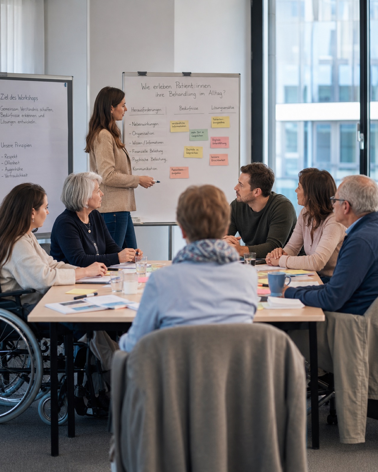 Team-Workshop zur Pharma-Wirkungskette